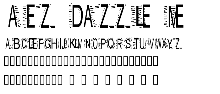 AEZ dazzle me font